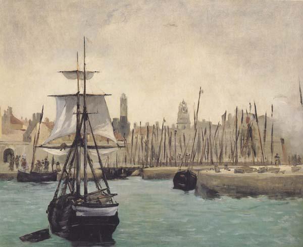 Edouard Manet Le Port de Calais (mk40) Sweden oil painting art